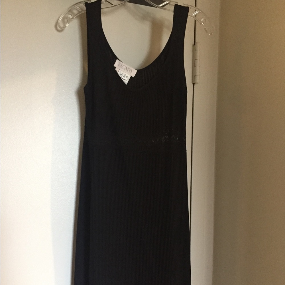 ESCADA new black dress, Rayon knitted/lace sexy